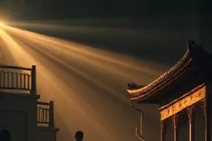 《旧磁带修理铺》封面：工作台上拆开的磁带机芯